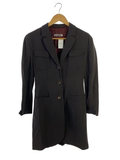 商品画像：コート/36/ウール/GRN/+プラス/変色有 1