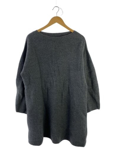 商品画像：長袖ワンピース/--/ウール/GRY 1