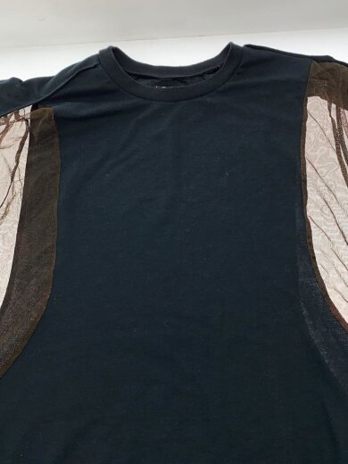 商品画像：Crew Neck Mesh Panel T-Shirt/Tシャツ/XL/ポリエステル/NVY/pu1806 5