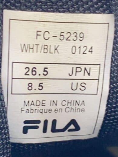 商品画像：ローカットスニーカー/26.5cm/WHT/fc-5239 5