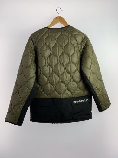 商品画像：キルティングジャケット/L/ナイロン/GRN 2