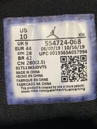 商品画像：AIR JORDAN 1 MID/エアジョーダン 1 ミッド/ブラック/554724-068/28cm/BLK/ 5