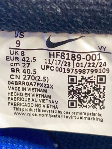 商品画像：AIR FORCE 1 SP_エア フォース 1 SP/27cm/BLK/レザー 5