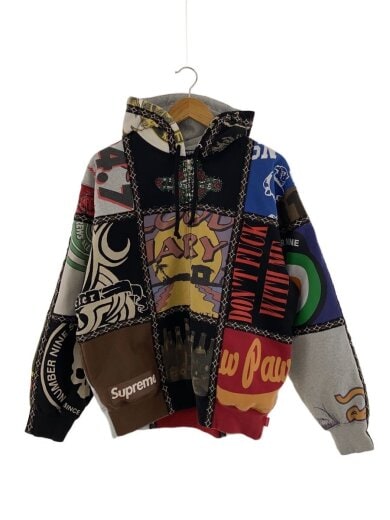 商品画像：25AW/M/コットン/NUMBER (N)INE/patchwork zip up Hooded Sweatshirt 1