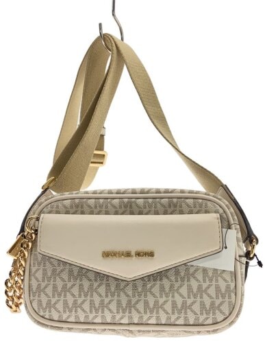 商品画像：ショルダーバッグ/レザー/WHT/総柄 1