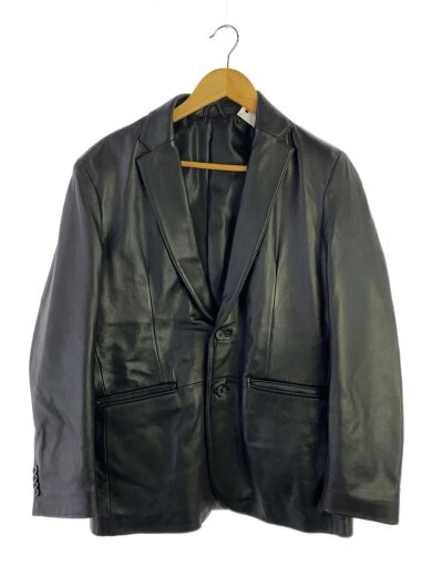 商品画像：レザージャケット・ブルゾン/M/羊革/BLK 1