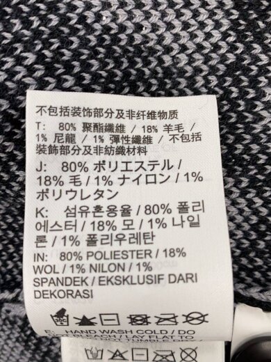 商品画像：AS M J FLT HRTG CARDIGAN/カーディガン(厚手)/L/ポリエステル/DV7574-010 4