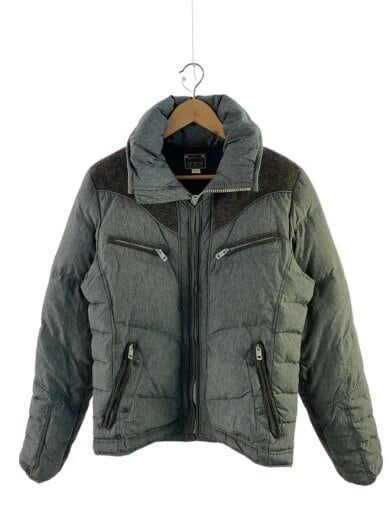 商品画像：ウール切替/ダウンジャケット/M/ナイロン/GRY 1