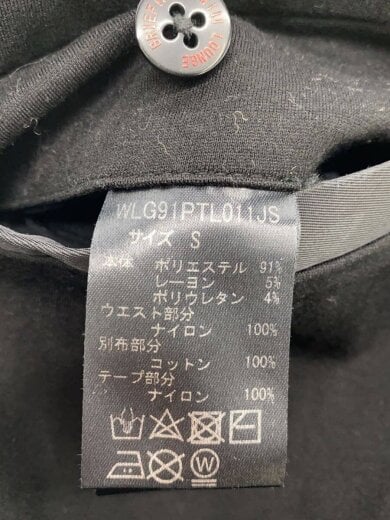 商品画像：ストレートパンツ/S/ポリエステル/BLK/WLG91PTL011JS 5