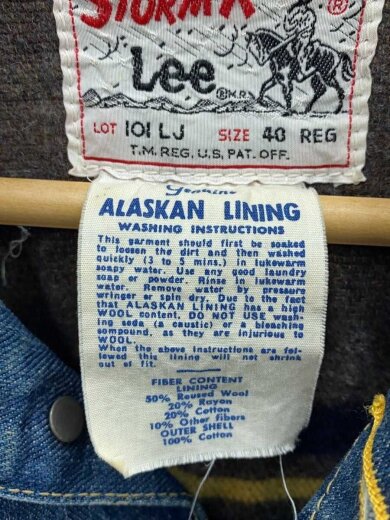 商品画像：STORM RIDER/Gジャン/40/デニム/BLU/101lj 4