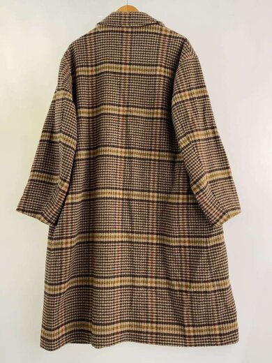 商品画像：チェスターコート/L/ウール/CML/チェック/194-1523 2