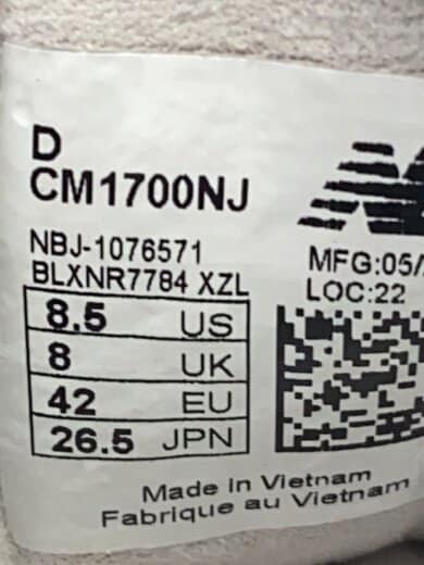 商品画像：ローカットスニーカー/26.5cm/GRY/CM1700NJ 5