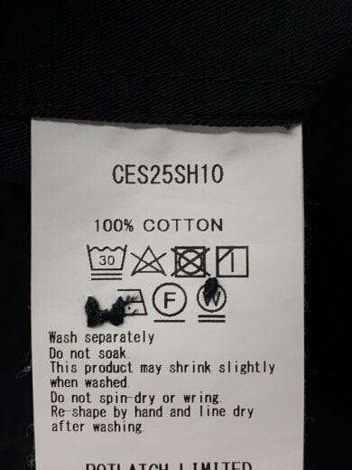 商品画像：半袖シャツ/L/コットン/BLK/CES25SH10// 4