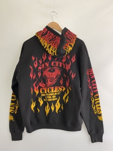 商品画像：90s/SIN CITY CYCLES/パーカー/M/コットン/BLK// 2