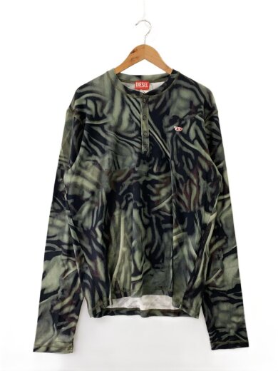 商品画像：長袖Tシャツ/XXL/コットン/GRN/a11280// 1