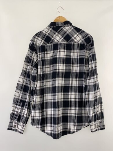 商品画像：長袖シャツ/50/コットン/BLK/チェック/A08537// 2