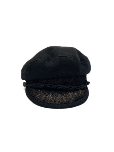 商品画像：ヘッドウェア/7/ウール/BLK/無地/メンズ/greek fishermans cap/ギリシャ製 1