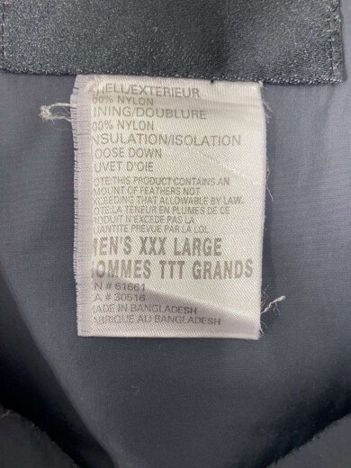 商品画像：ダウンジャケット/XXL/ナイロン/BLK/90年頃/AscentDown/600 5