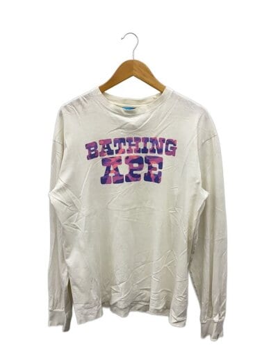 商品画像：90s/シングルステッチ/長袖Tシャツ/L/コットン/WHT 1