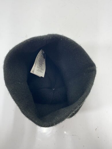商品画像：ニットキャップ/--/アクリル/BLK/無地/メンズ/1321215// 3