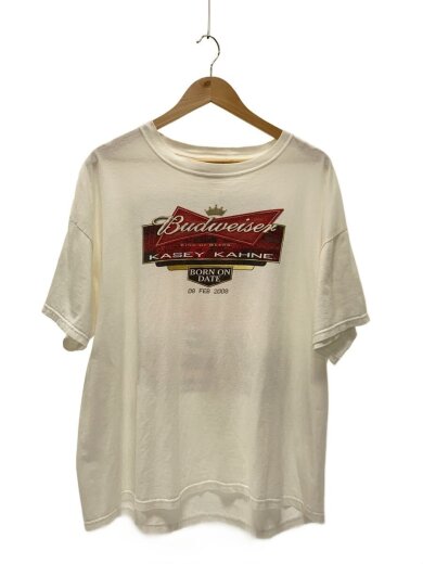 商品画像：Budweiser/KASEY KAHNE/2008/HASE/Tシャツ/XL/コットン/WHT/無地 1
