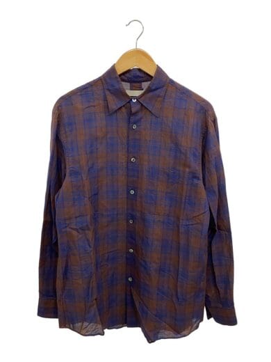 商品画像：長袖シャツ/2/コットン/BRW/オンブレCK/YK25SS001008SH 1