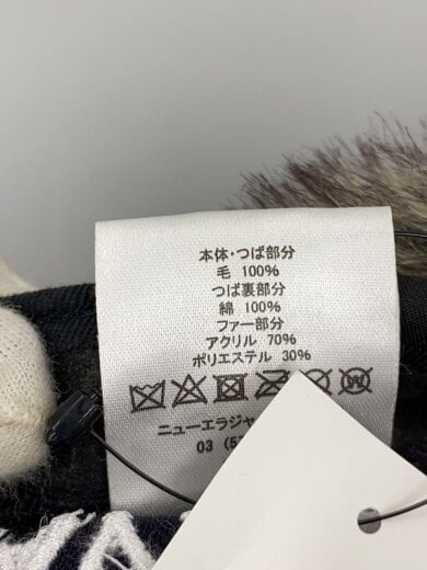 商品画像：キャップ/7 3/8/ウール/NVY/メンズ 6