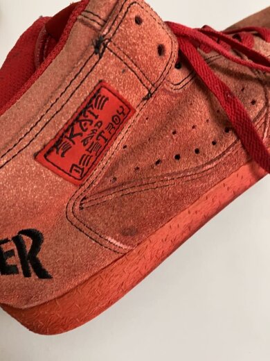 商品画像：ハイカットスニーカー/26cm/RED/スウェード 7