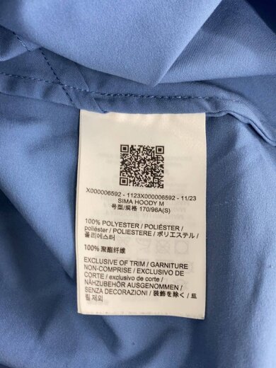 商品画像：ナイロンジャケット/S/ポリエステル/BLU/無地 4