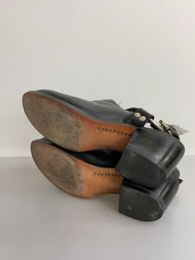 商品画像：サンダル/--/BLK/レザー 4