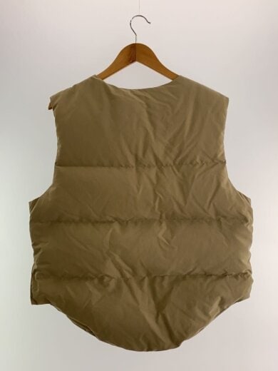 商品画像：ダウンベスト/S/ナイロン/BEG/無地 2