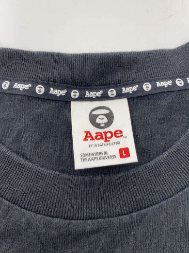 商品画像：Tシャツ/L/コットン/BLK/無地/AAPTEM1276XXK 3