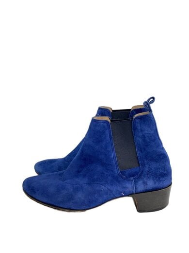 商品画像：サイドゴアブーツ/36/BLU/スウェード 1