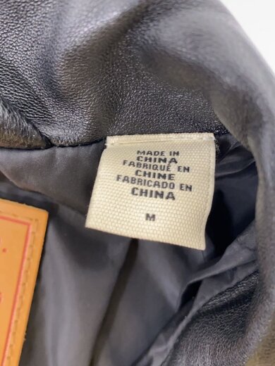 商品画像：レザージャケット・ブルゾン/M/羊革/BLK/無地/PC9-005ZA-0000 5