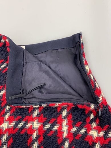 商品画像：スカート/40/ウール/RED/チェック 3