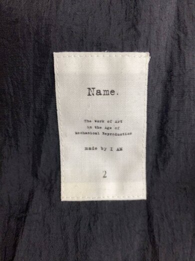 商品画像：コート/2/ナイロン/BLK/無地/NMCO-19SS-001/19ss 3