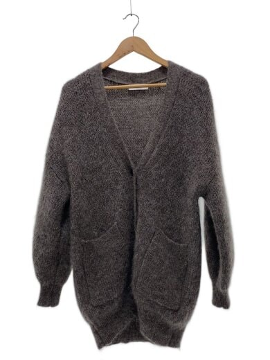 商品画像：カーディガン(厚手)/38/モヘア/BRW/無地 1