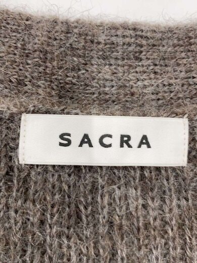 商品画像：カーディガン(厚手)/38/モヘア/BRW/無地 3