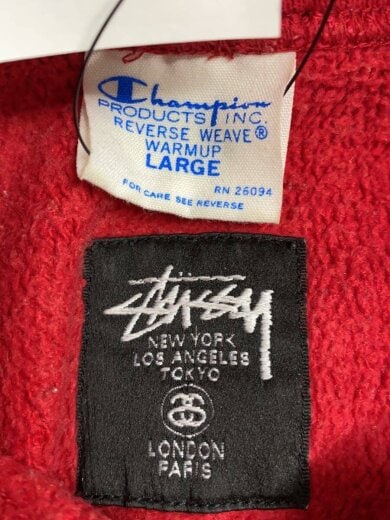 商品画像：REVERSEWEAVE/ジップパーカー/L/コットン/RED/無地/C8-E111 3