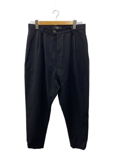商品画像：22AW/shiran pants/スラックスパンツ/2/ウール/BLK/無地/KJ-22AW03 1