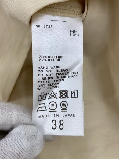 商品画像：コート/--/コットン/BEG/無地/24-020-922-9000-1-0/テントコート 4