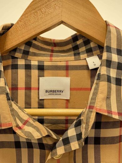 商品画像：19AW/SW1 LOGO CHECK SHIRTS/長袖シャツ/L/コットン/CML/チェック 3