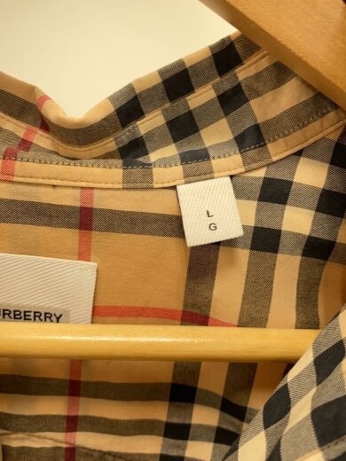 商品画像：19AW/SW1 LOGO CHECK SHIRTS/長袖シャツ/L/コットン/CML/チェック 4