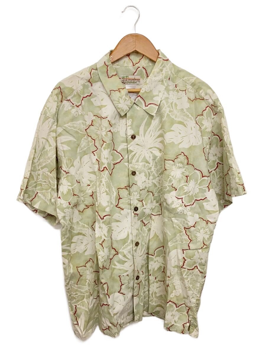 pataloha / アロハシャツ/XL/コットン/GRN/総柄/STY5257089