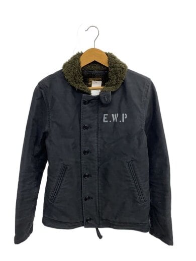 商品画像：ジャケット/M/コーデュロイ/BLK/無地 1