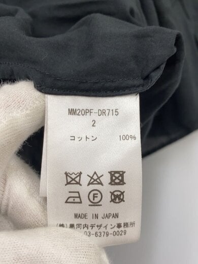 商品画像：長袖ワンピース/2/コットン/BLK/MM20PF-DR715 4