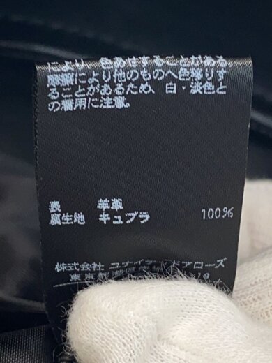 商品画像：レザージャケット・ブルゾン/36/羊革/BLK/ブラック/1525-136-2943 5