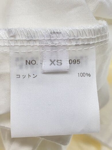 商品画像：長袖ワンピース/XS/コットン/WHT// 4