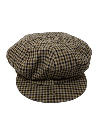 商品画像：キャスケット/7 3/8/コットン/BEG/チェック/メンズ/sh19ss-08 1