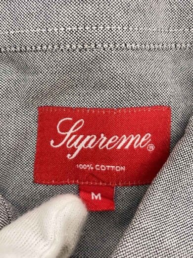 商品画像：長袖シャツ/M/コットン/GRY/無地// 3